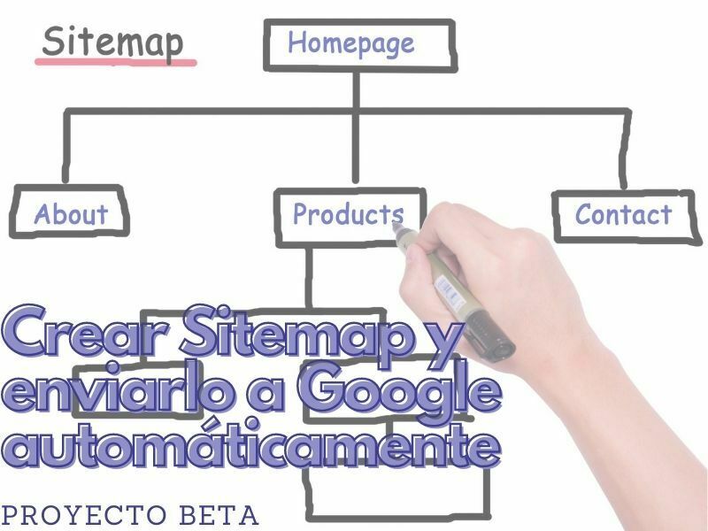 crear sitemap y enviarlo a google automaticamente