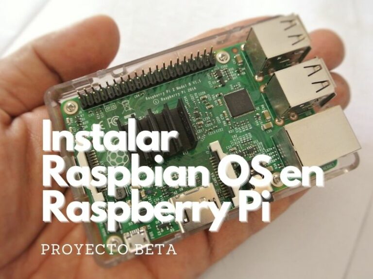 instalar raspbian os en raspberry pi