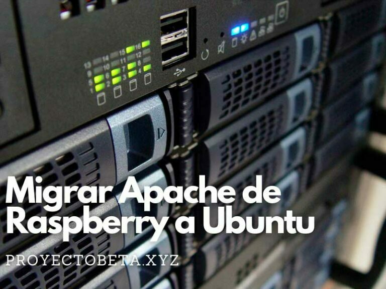 migrar apache raspberry docker ubuntu