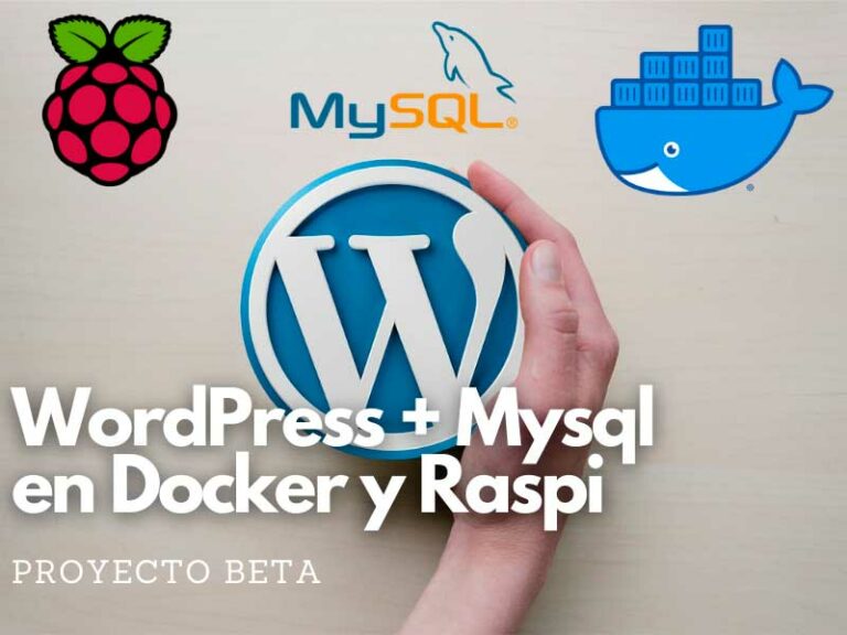 wordpress mysql raspberry docker