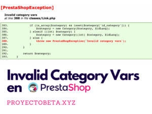 invalid category vars